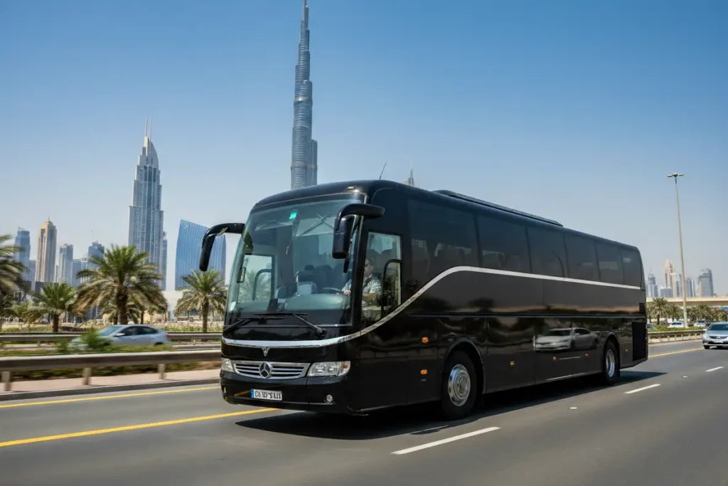 noor charter bus rental dubai