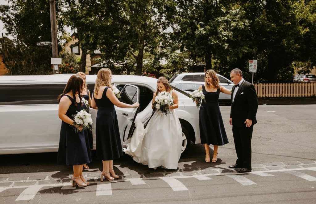 Wedding limo