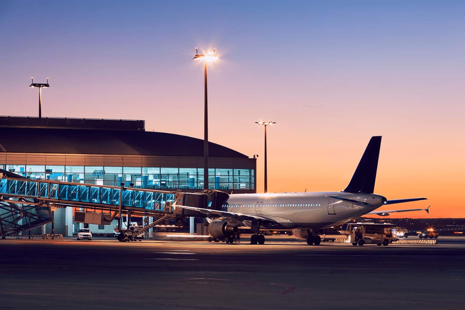 Airport at the colorful sunset 2026 01 08 01 33 30 utc 1536x1024 1